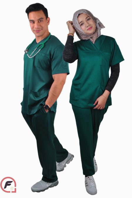 Emerald Green - Premium Stretch Scrub