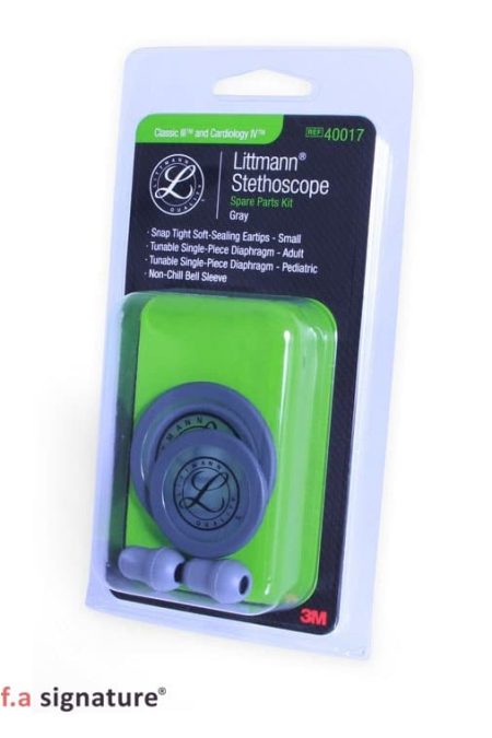 Stethoscope Spare Parts Kit (Black/Grey), 3M™ Littmann ® (PREORDER)