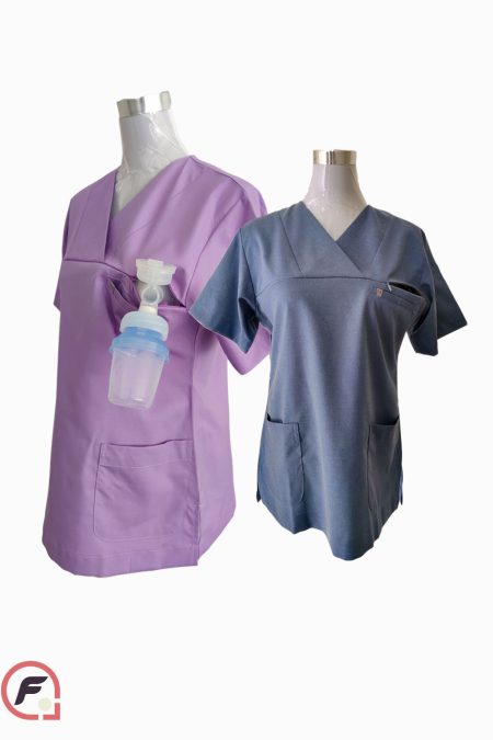 Nursing Friendly Scrub Top