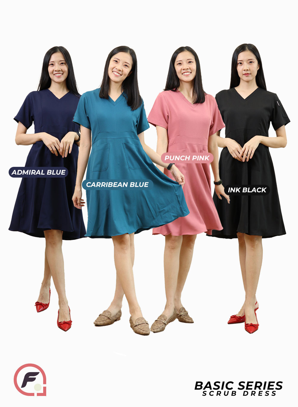 Pre-Order Basic Series Scrub Dress