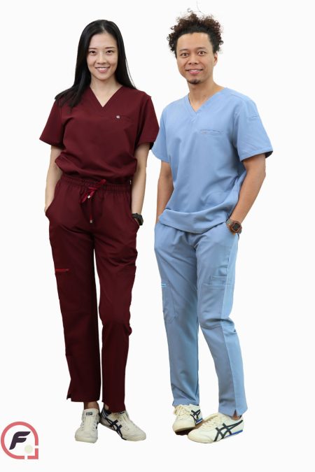 Burgundy & Steel Blue - Lightweight Stretch 2.0
