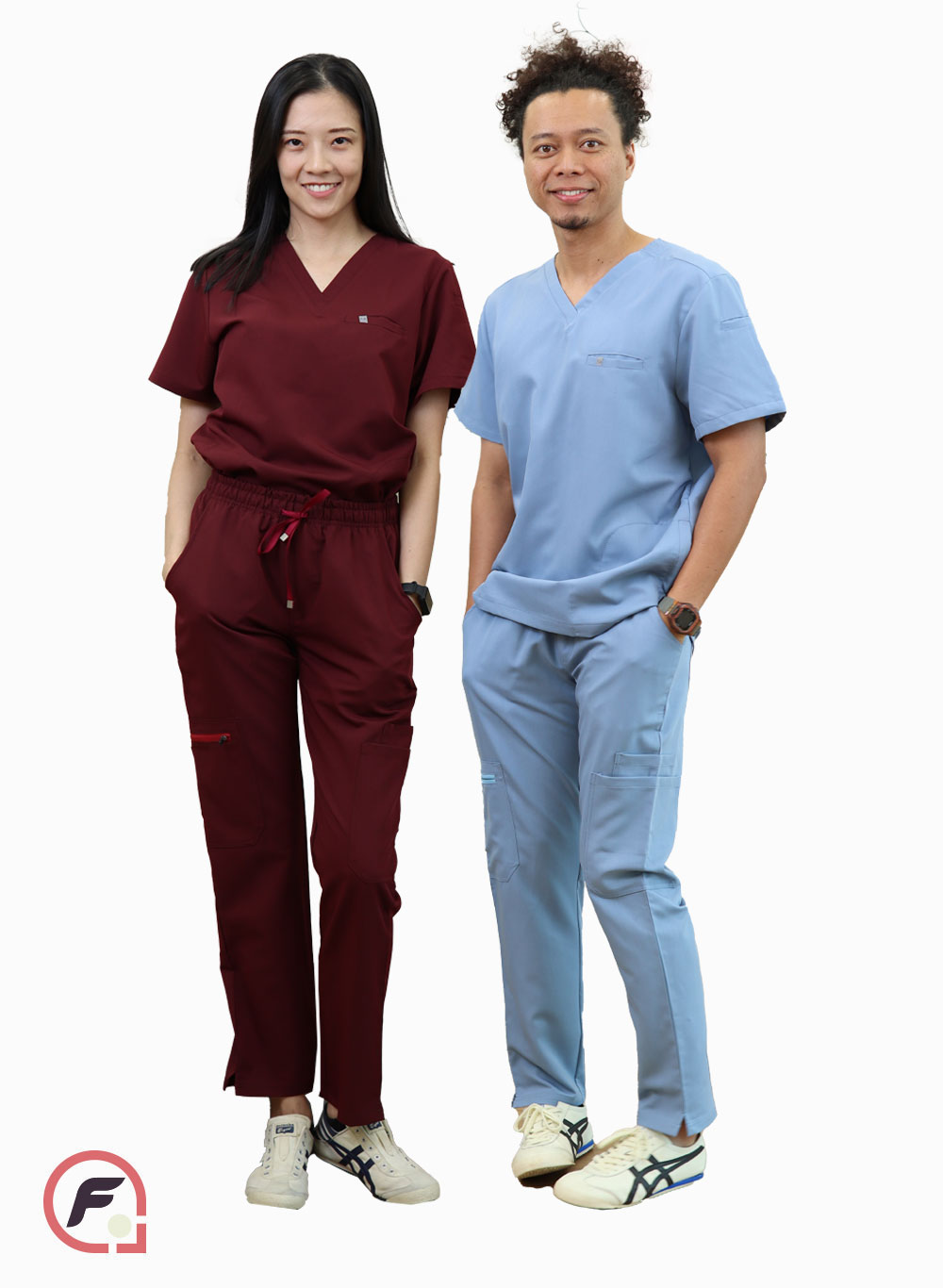Burgundy & Steel Blue - Lightweight Stretch 2.0