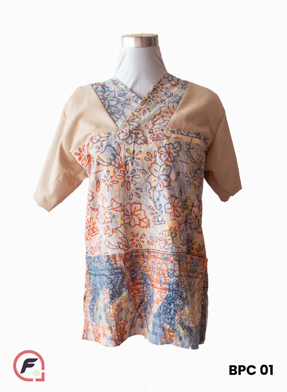 BATHIK PANTAI TIMUR Unisex Scrub Top (BPC - Limited Edition) - Image 2