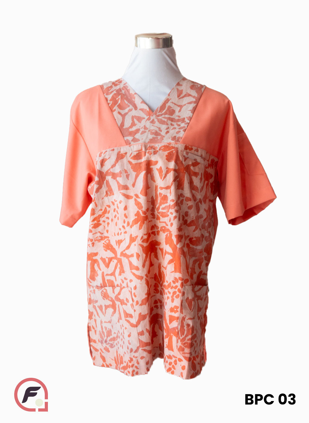 BATHIK PANTAI TIMUR Unisex Scrub Top (BPC - Limited Edition) - Image 4