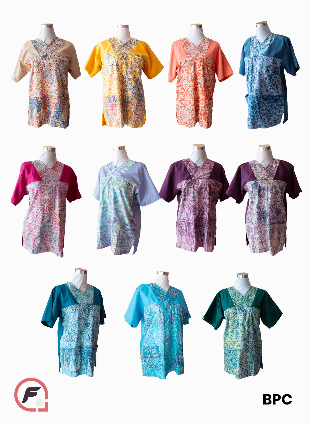 BATHIK PANTAI TIMUR Unisex Scrub Top (BPC - Limited Edition)