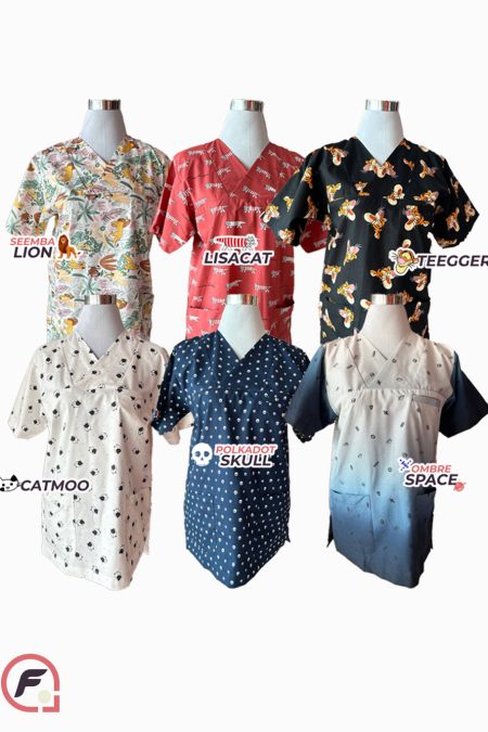 PRINTED Unisex Scrub Top (Limited Edition)