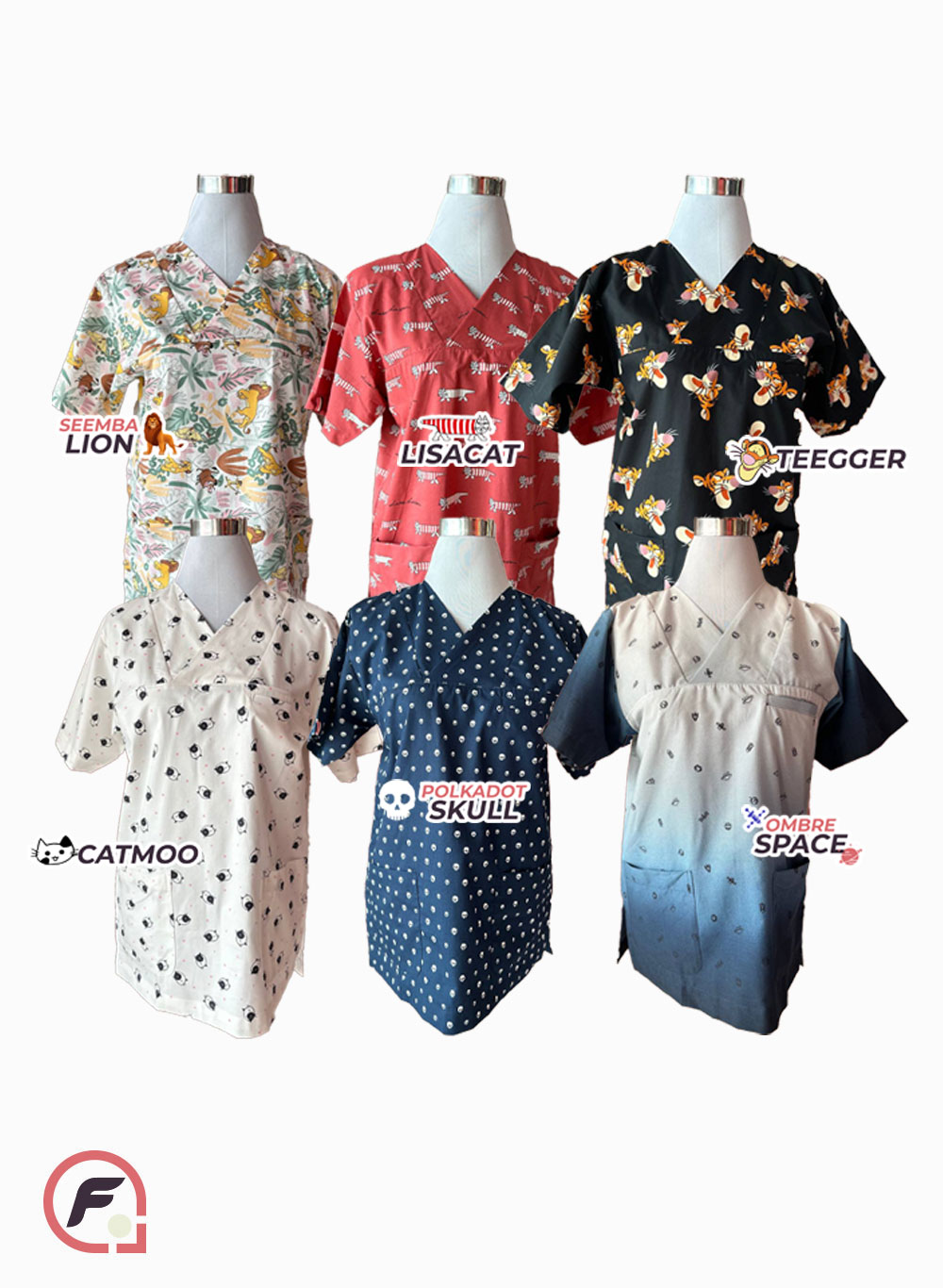 PRINTED Unisex Scrub Top (Limited Edition)