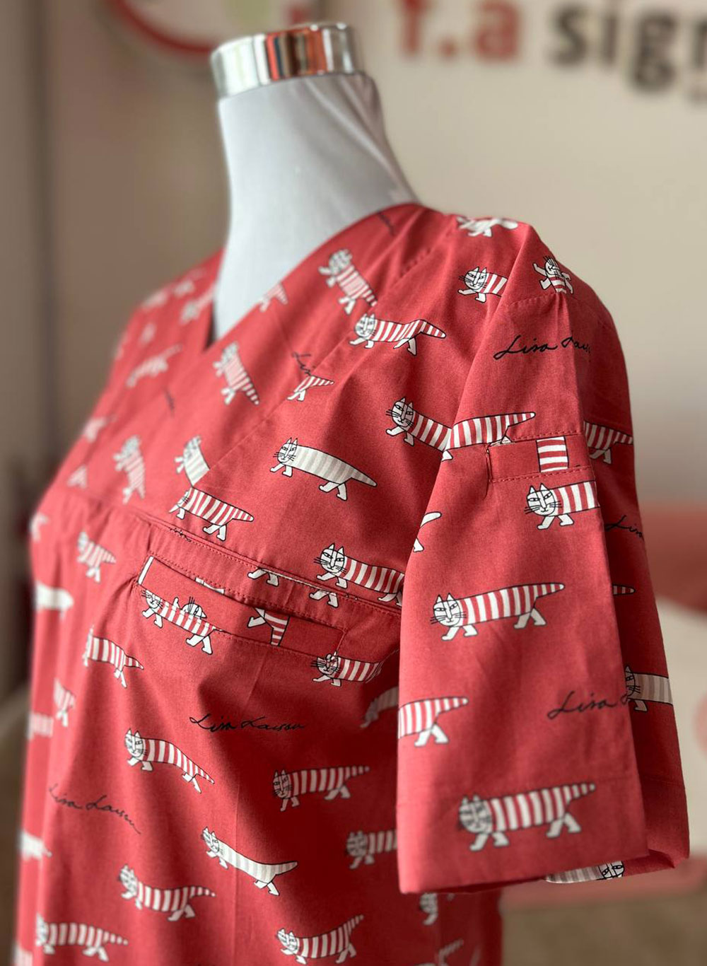 PRINTED Unisex Scrub Top (Limited Edition) - Image 2