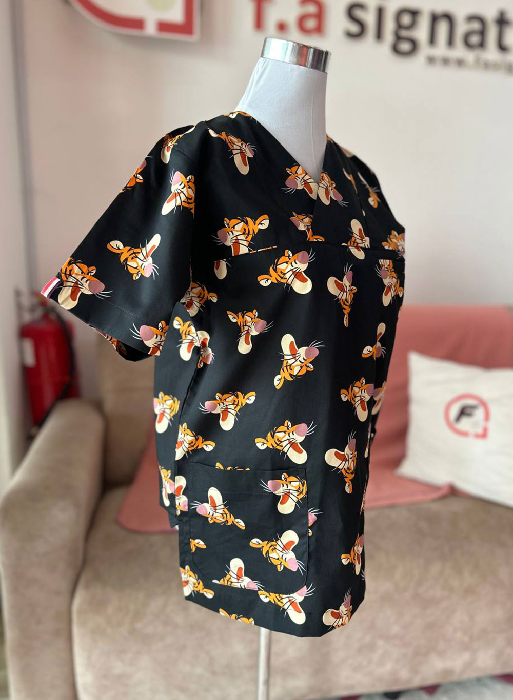 PRINTED Unisex Scrub Top (Limited Edition) - Image 4