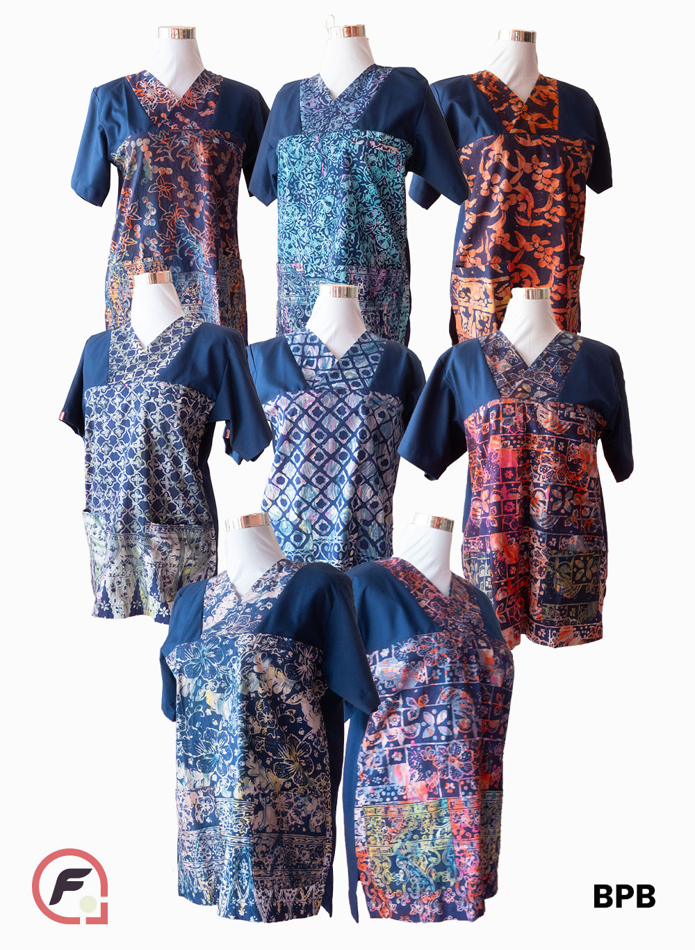 BATHIK PANTAI TIMUR Unisex Scrub Top (BPB - Limited Edition)