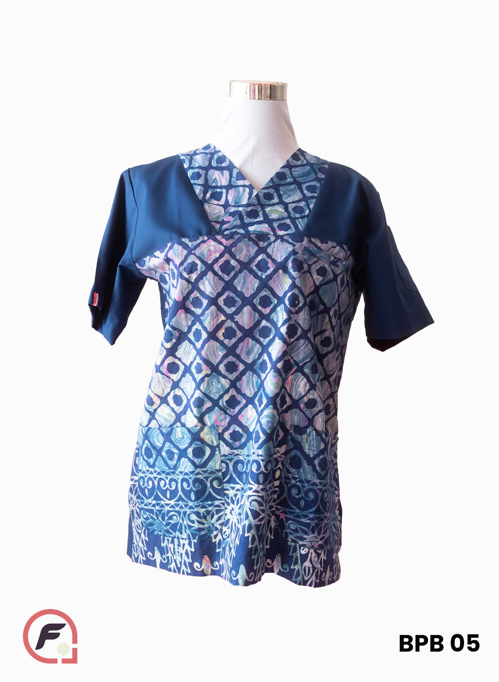 BATHIK PANTAI TIMUR Unisex Scrub Top (BPB - Limited Edition) - Image 6