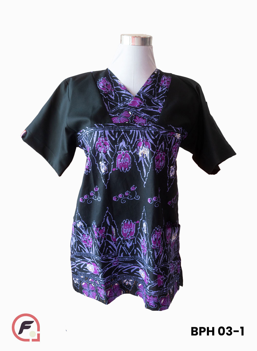 BATHIK PANTAI TIMUR Unisex Scrub Top (BPH - Limited Edition) - Image 6
